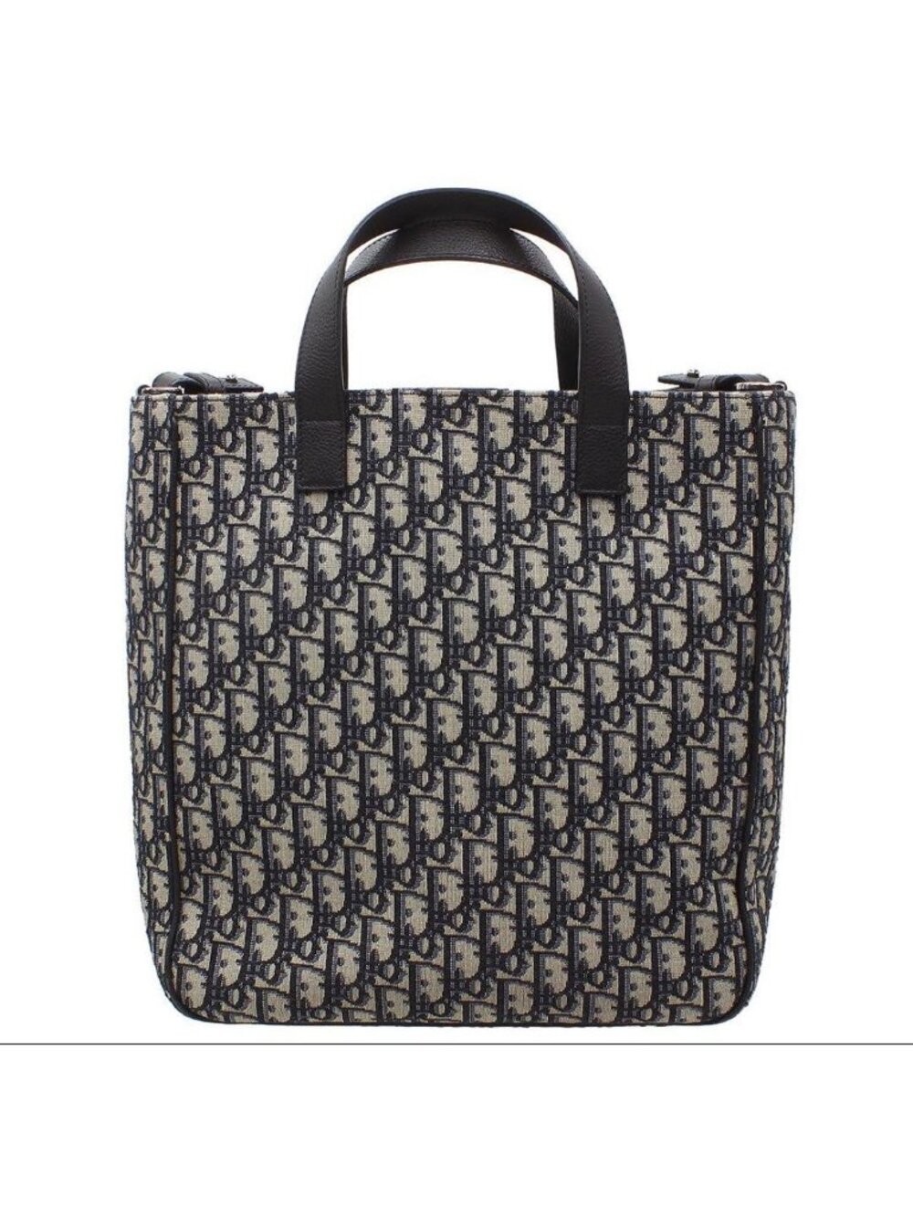 Dior Oblique Saddle Tote Navy - Picture 2 of 10